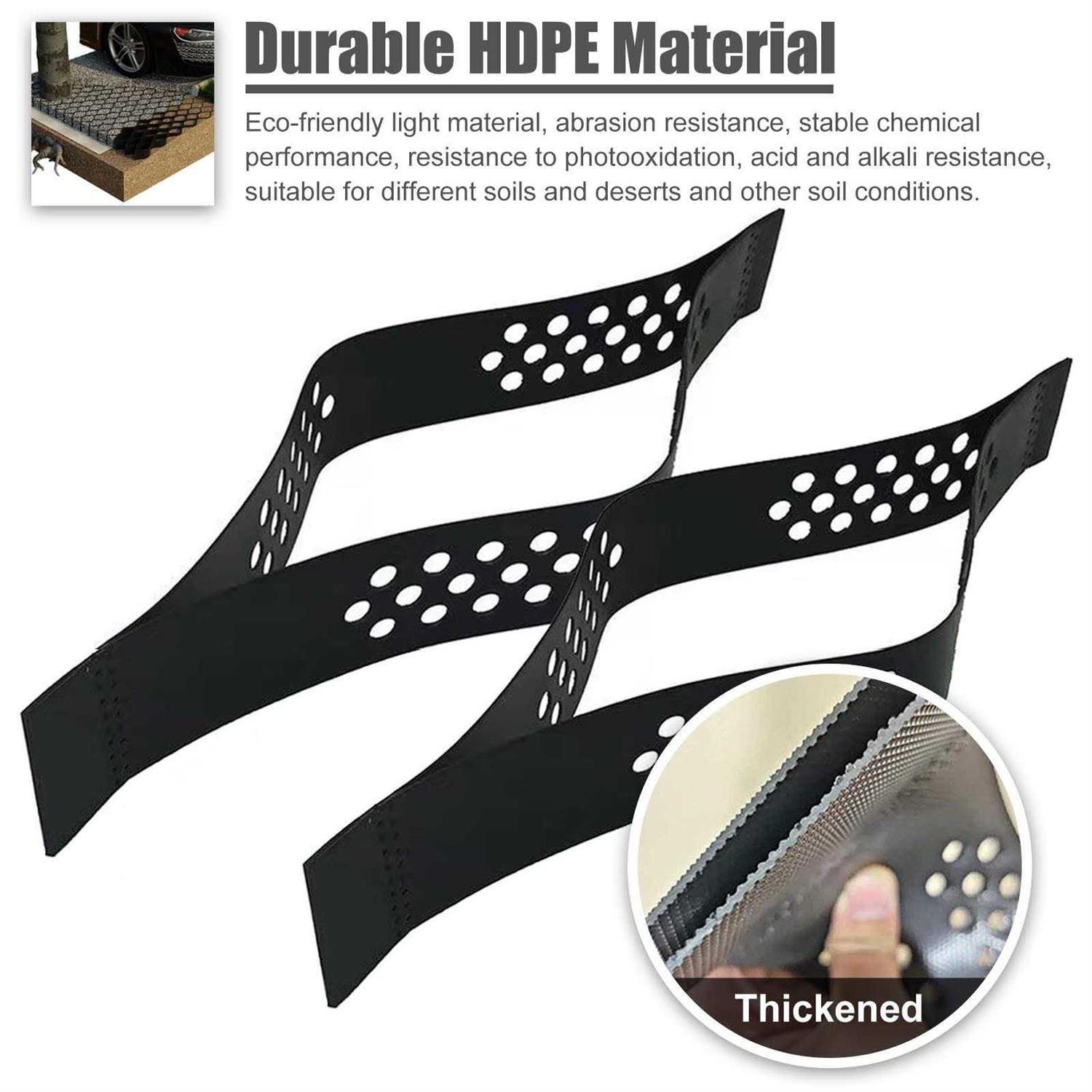 2 Thick Gravel Ground Grid 33ft Geo Grid Driveway Stabilization Grids