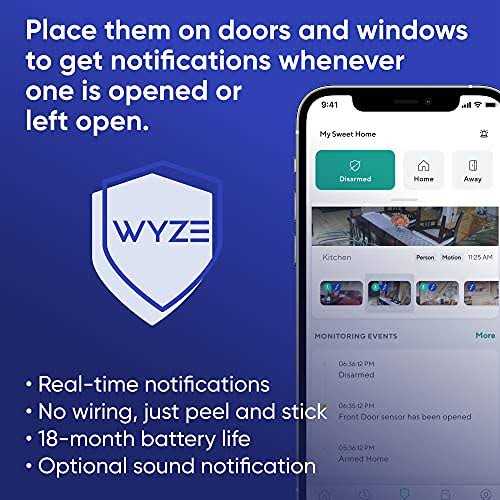 Wyze Home Security System Entry Sensor