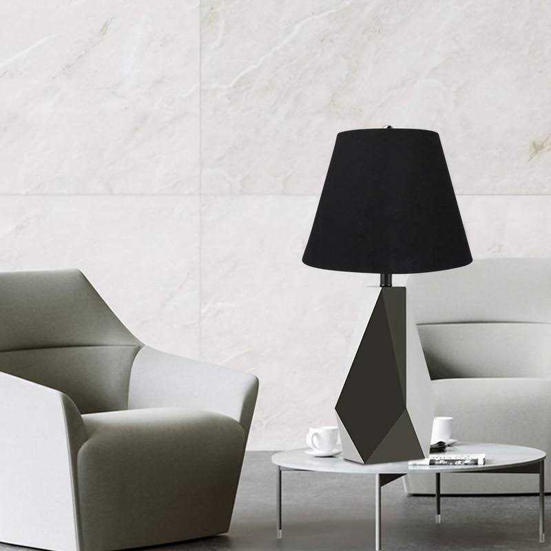 ALUCSET Medium Lamp Shade, Barrel Fabric Lampshade for Table Lamp and Floor Light