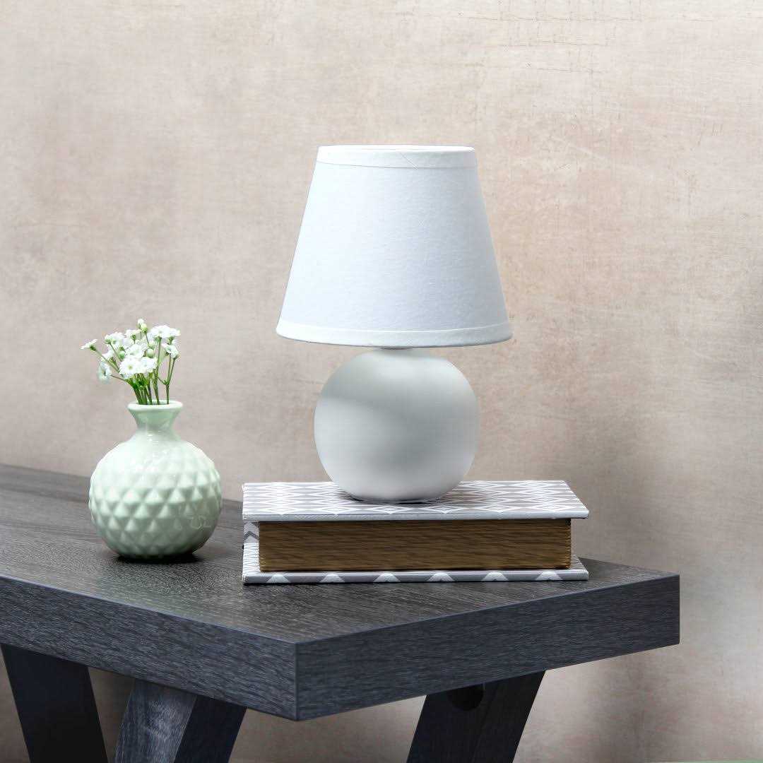 tanemall Adira Ceramic Globe Mini Table Lamp Mack Milo Finish