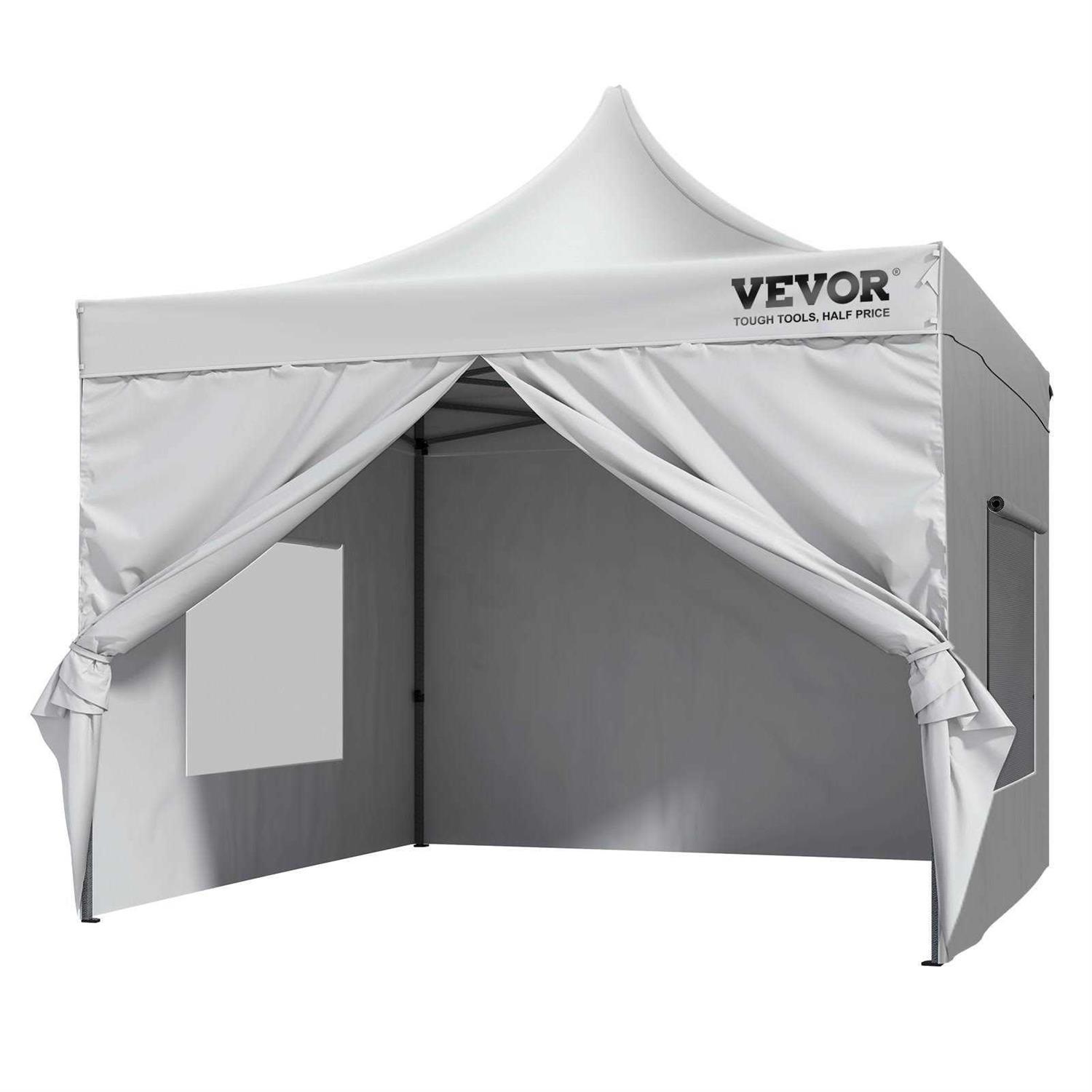 VEVOR Pop up Canopy Tent Outdoor Gazebo Tent with Sidewalls & Bag