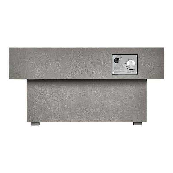 Home Decorators Collection Rutherford 30 in. Square Low Profile Steel Gas Fire Pit with Tank Holder