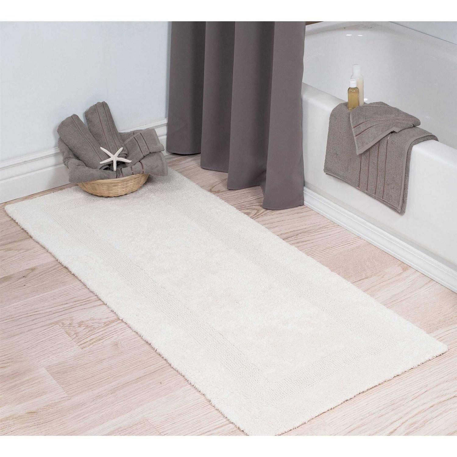 Windsor Home 100-percent Cotton Reversible Bath Mat Runner
