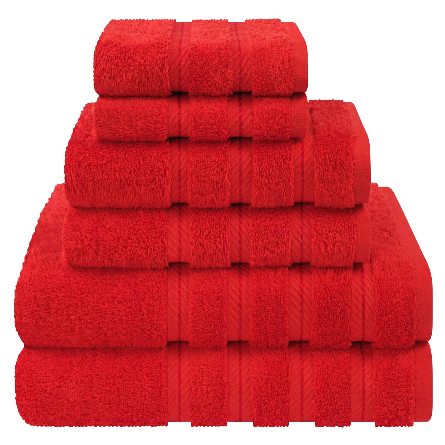 American Soft Linen 6 Piece Turkish Cotton Luxury Towel Set