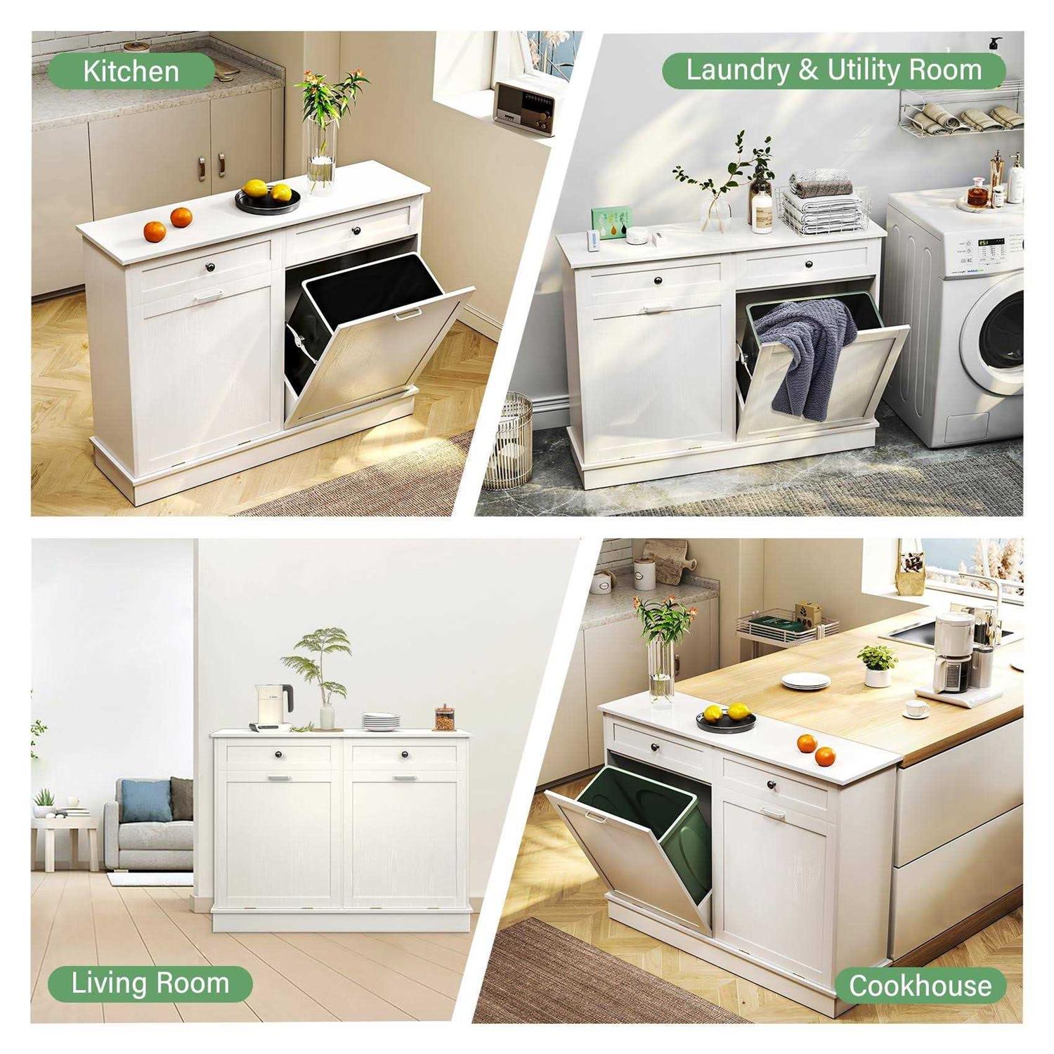 18 Gallon Tilt Out Trash Can TC-HOMENY