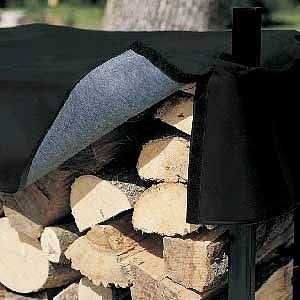 Woodhaven Black Firewood Rack