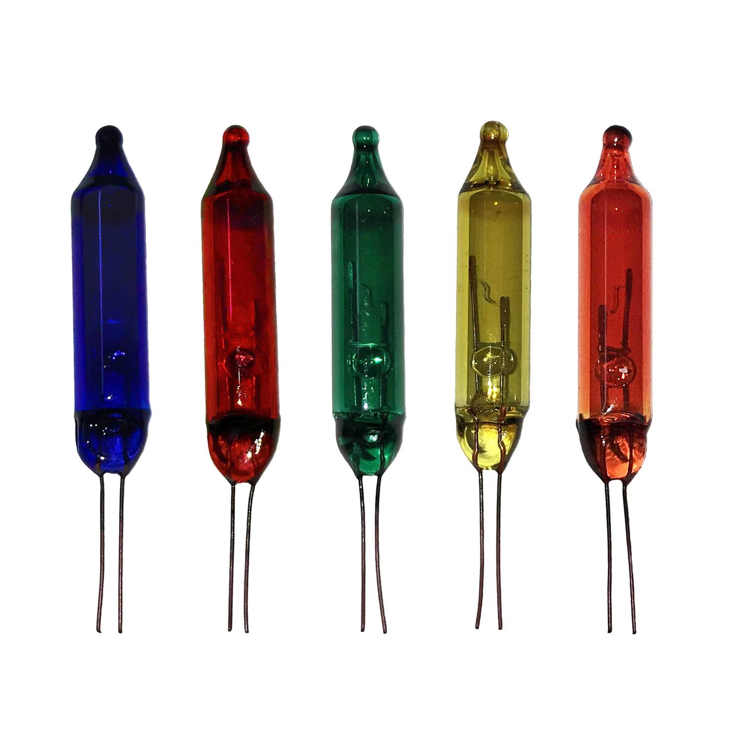 612 Vermont 2.5v Mini Christmas Replacement Bulbs for Christmas Trees and Incandescent String Lights