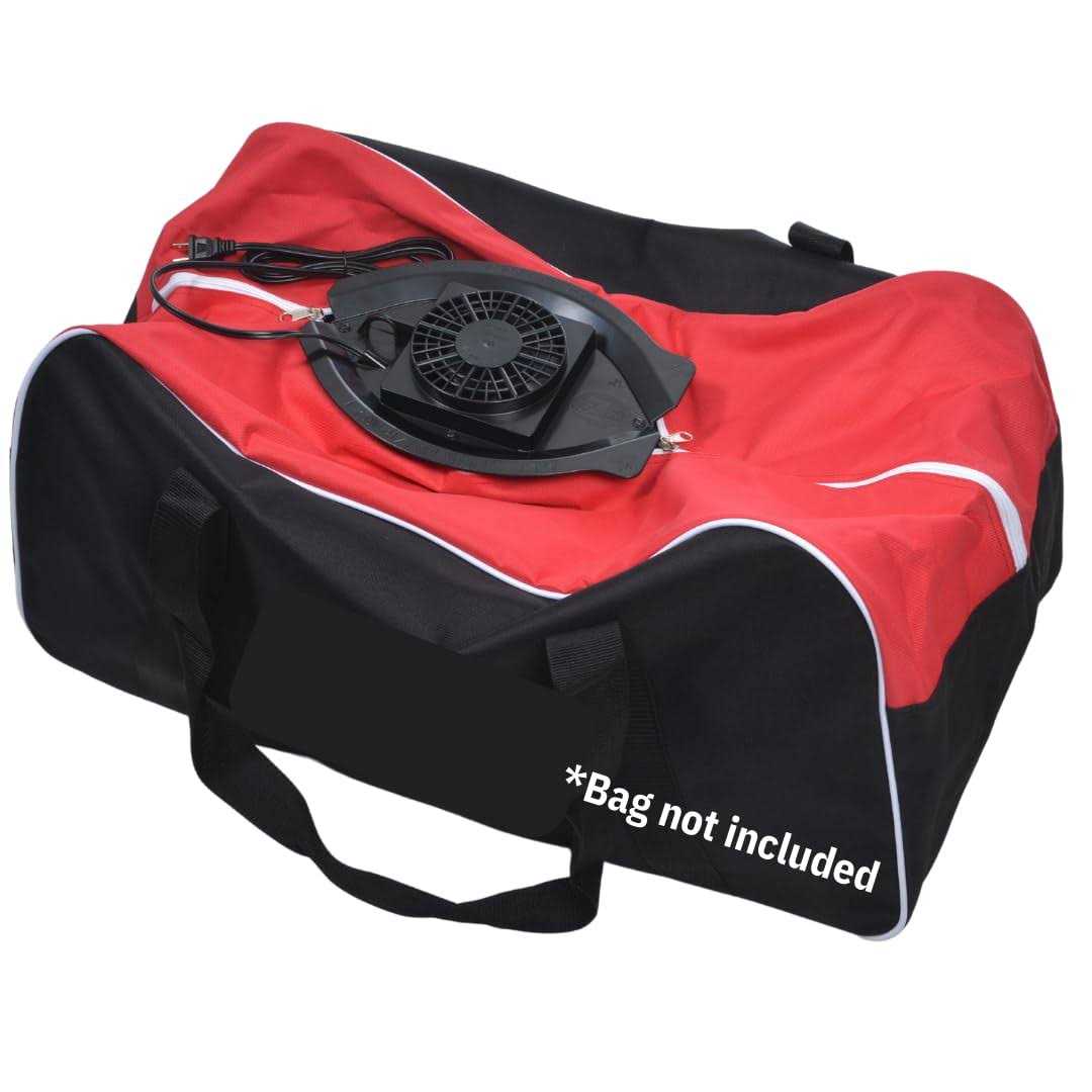Zip N Dry Hockey Bag Equipment Dryer Zip in Plug in and Dry