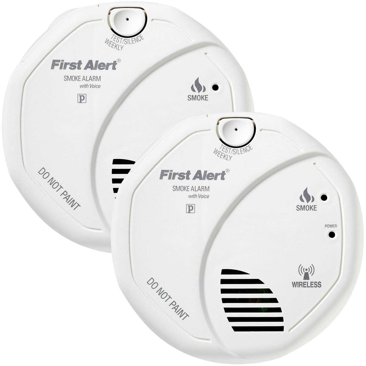 First Alert SA511CN2-3ST Interconnected Wireless Smoke Alarm with Voice Location