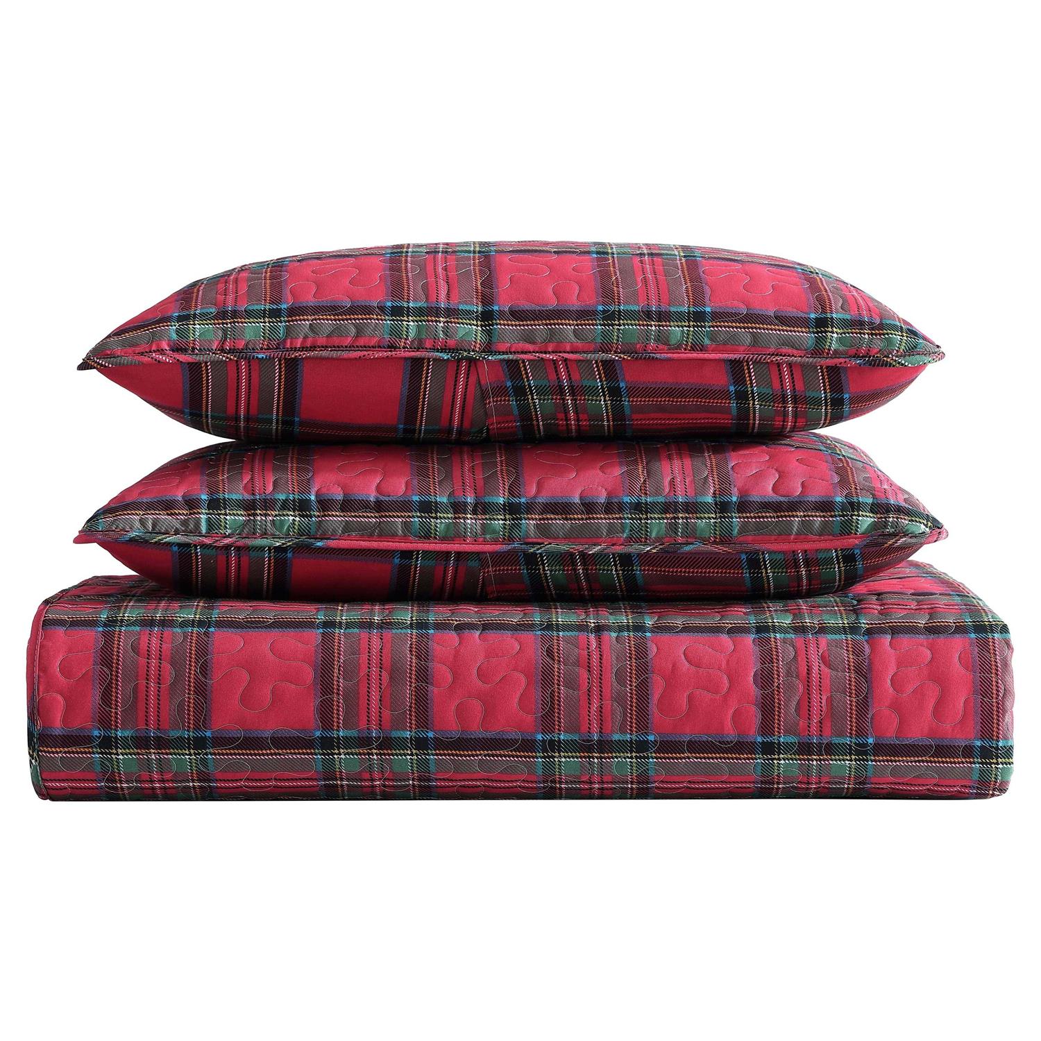 Beatrice Home Fashions Holiday Quilt Set