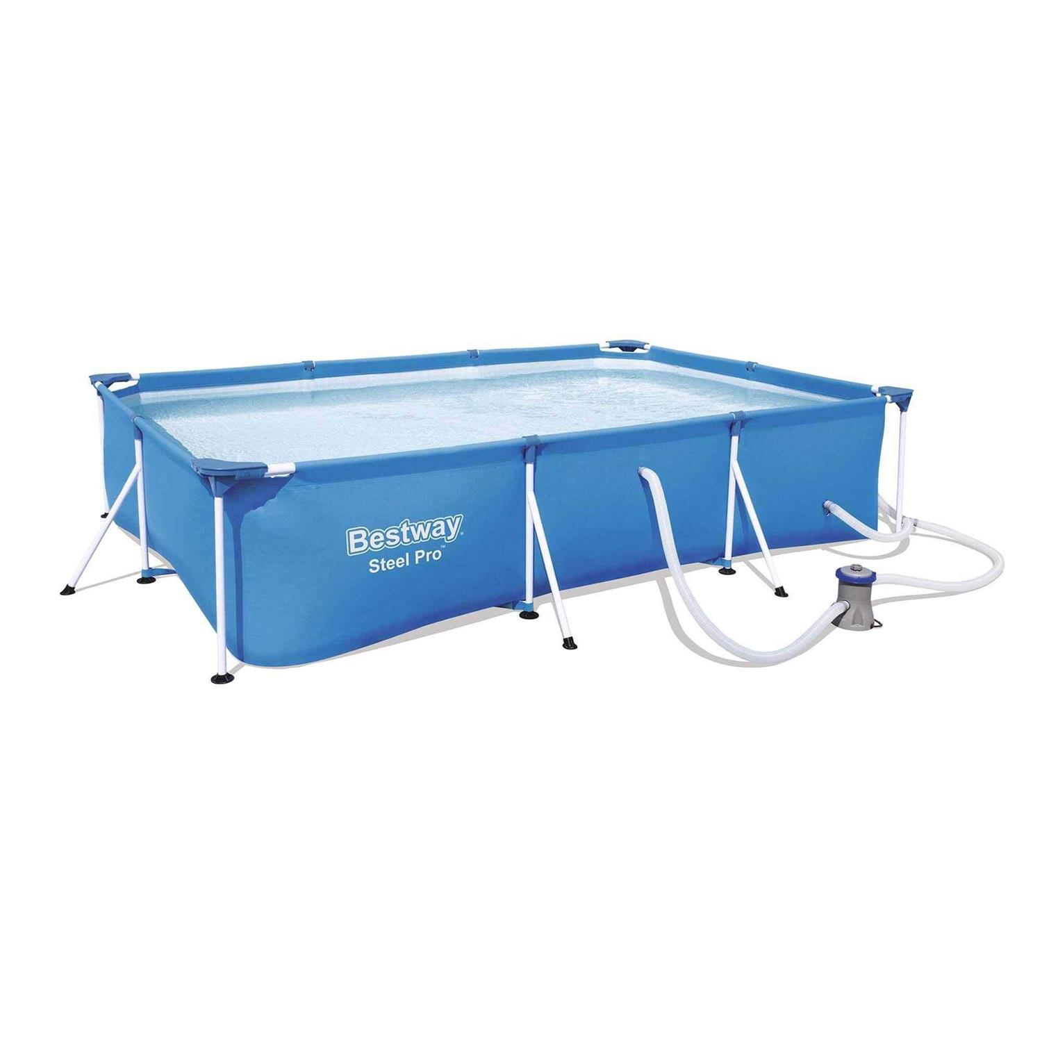 Bestway Steel Pro Rectangular Frame Above Ground Swimming Pool