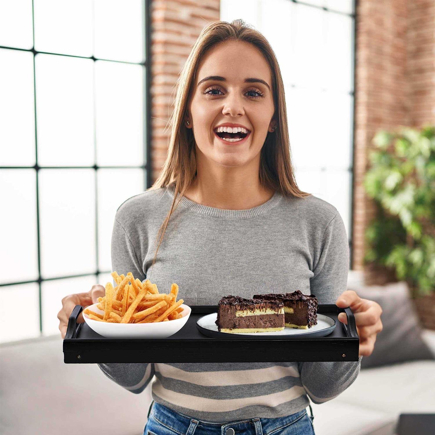 Mayyol Breakfast Bed Tray for Eating Height Adjustable Raised Food Table