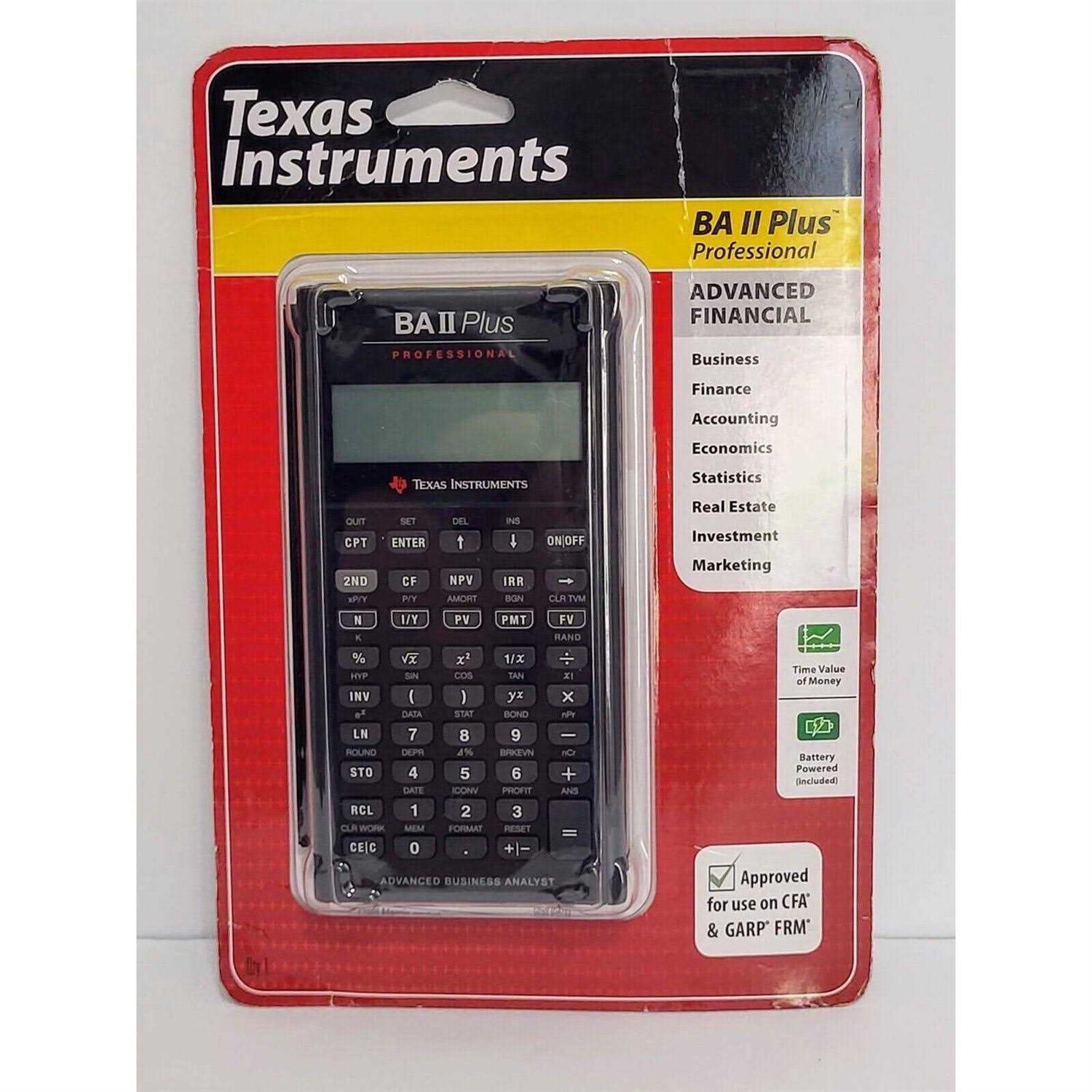 Texas Instruments BAII Plus Professional