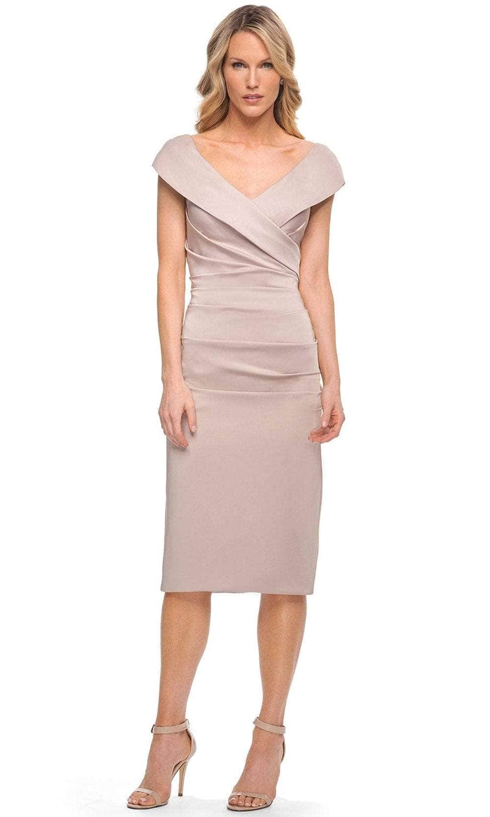 Cap Sleeve Jersey Cocktail Dress 30110SC