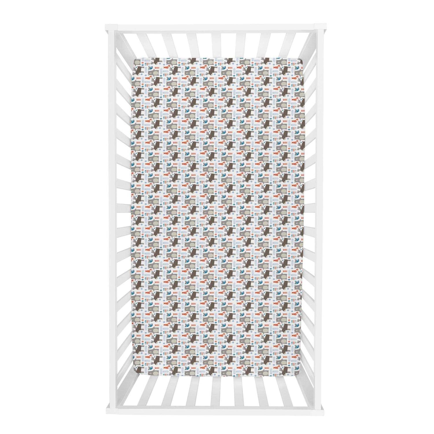 Trend Lab Deluxe Flannel Fitted Crib Sheet