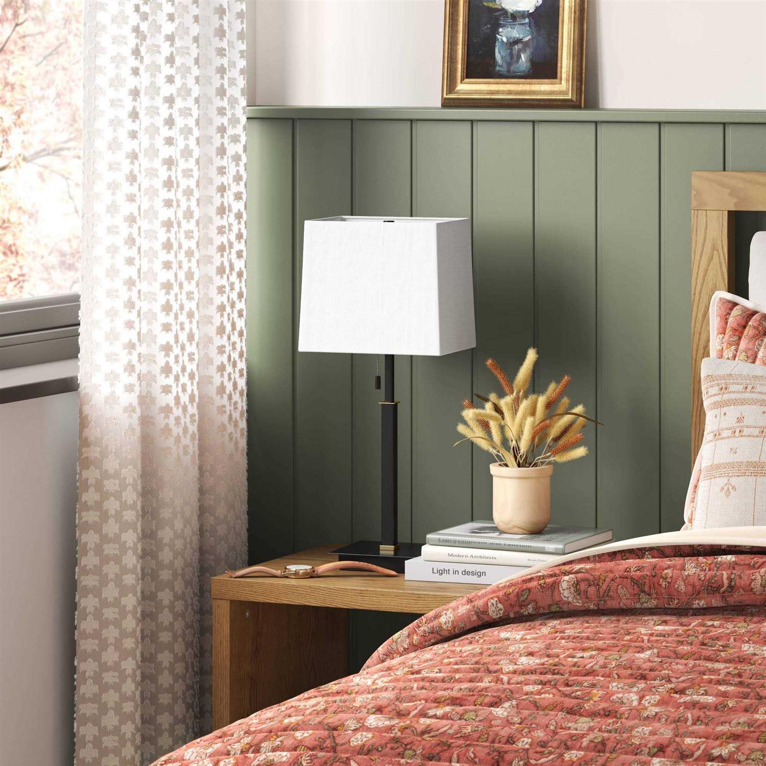 Threshold New Square Base Stick Lamp with USB