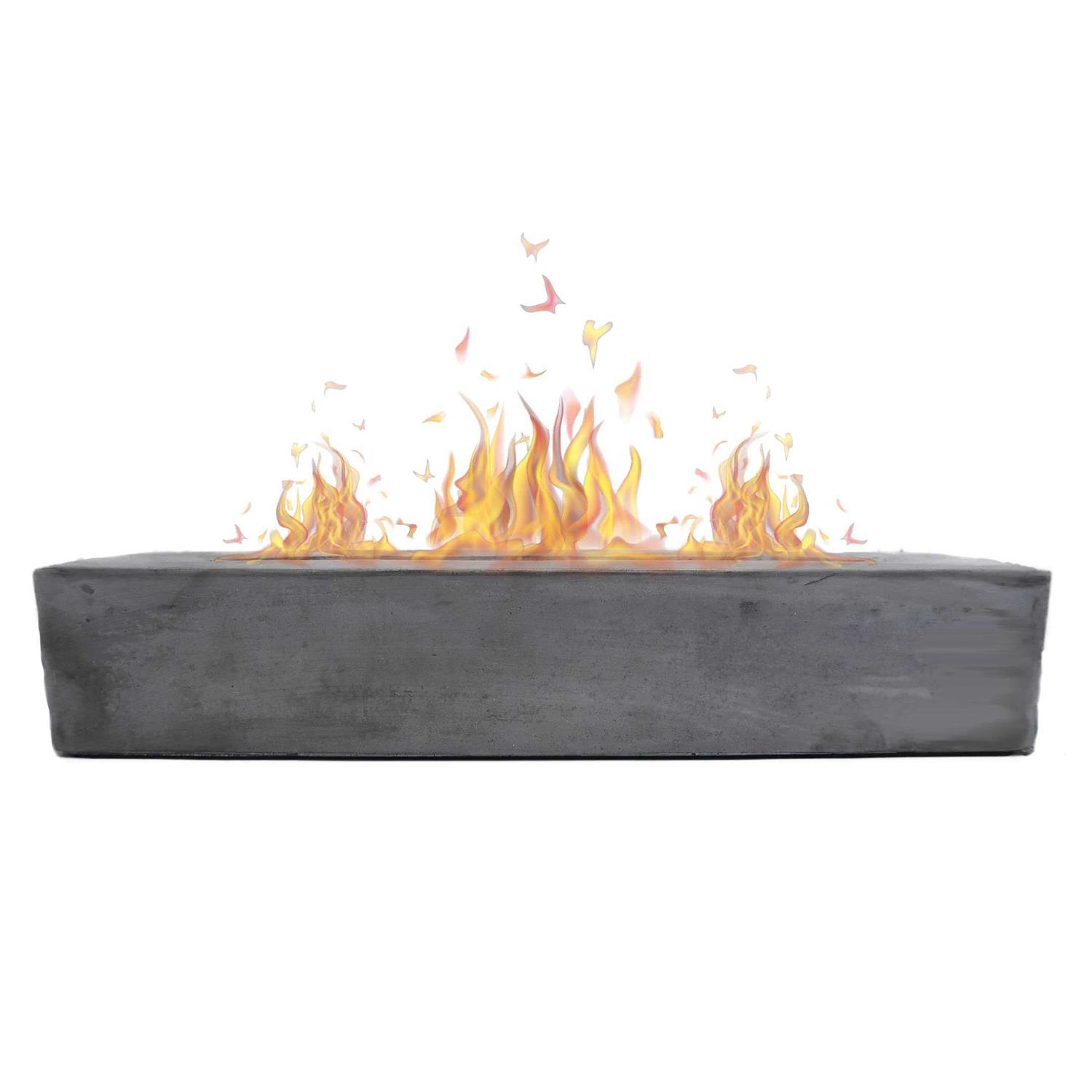 ROUNDFIRE Large Rectangle Tabletop Fire Pit