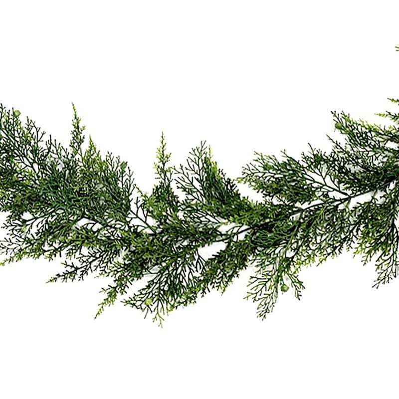 At Home Cedar Greenery Garland