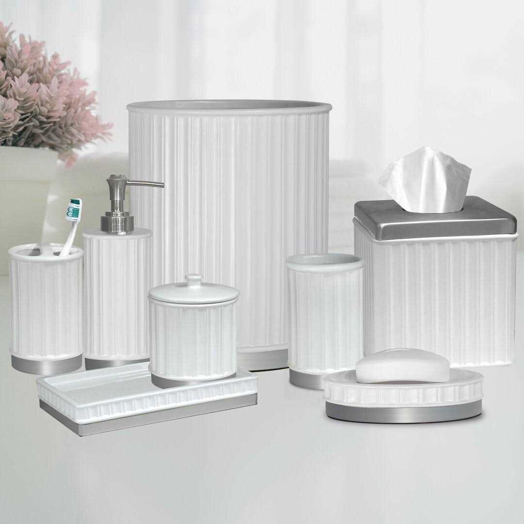 8 Piece Bathroom Accessory Set Winston Porter