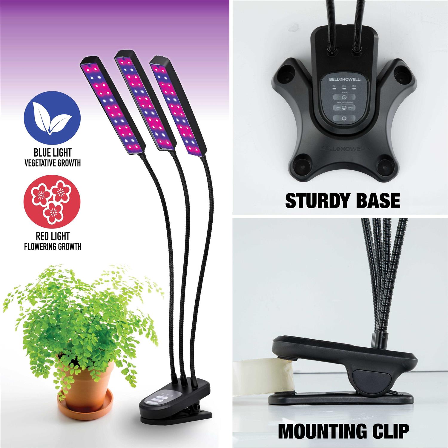 Bell & Howell Bionic Grow LED Plant Light