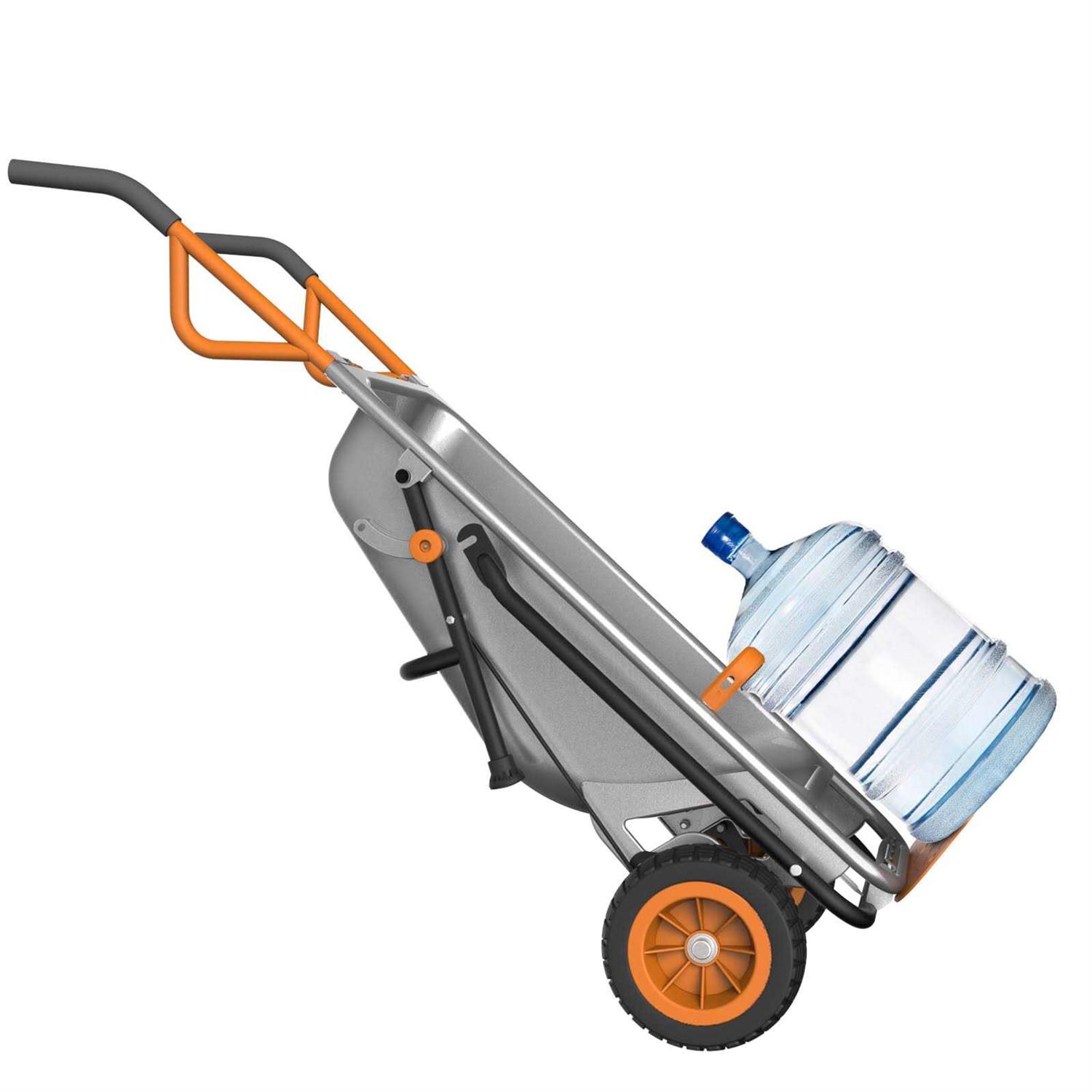 Worx WG050 Aerocart 8-in-1 Yard Cart Wheelbarrow Dolly
