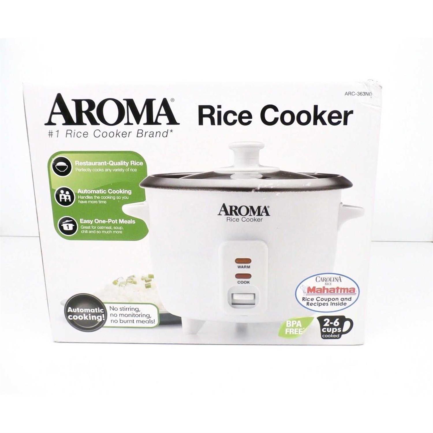 Aroma 6-Cup Pot-Style Rice Cooker