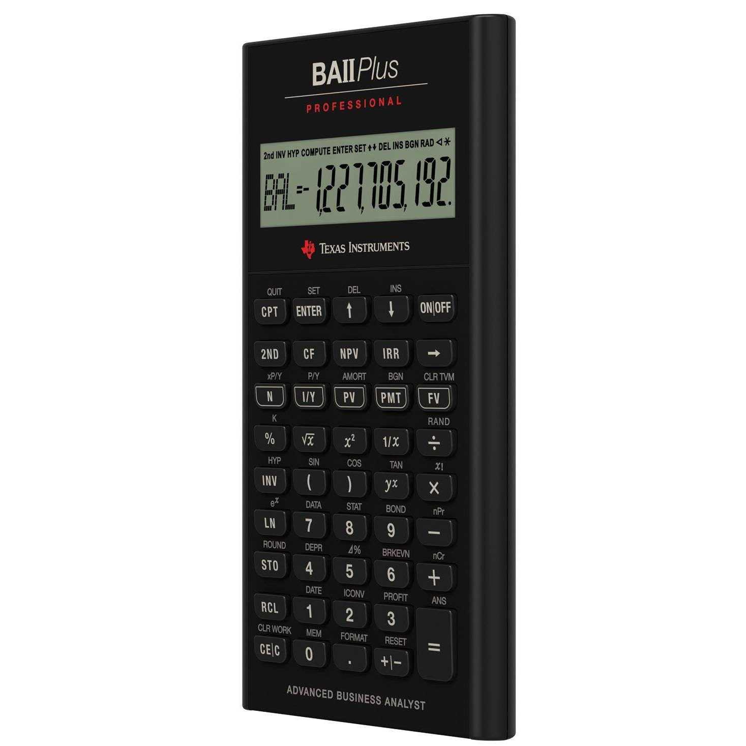 Texas Instruments BAII Plus Professional