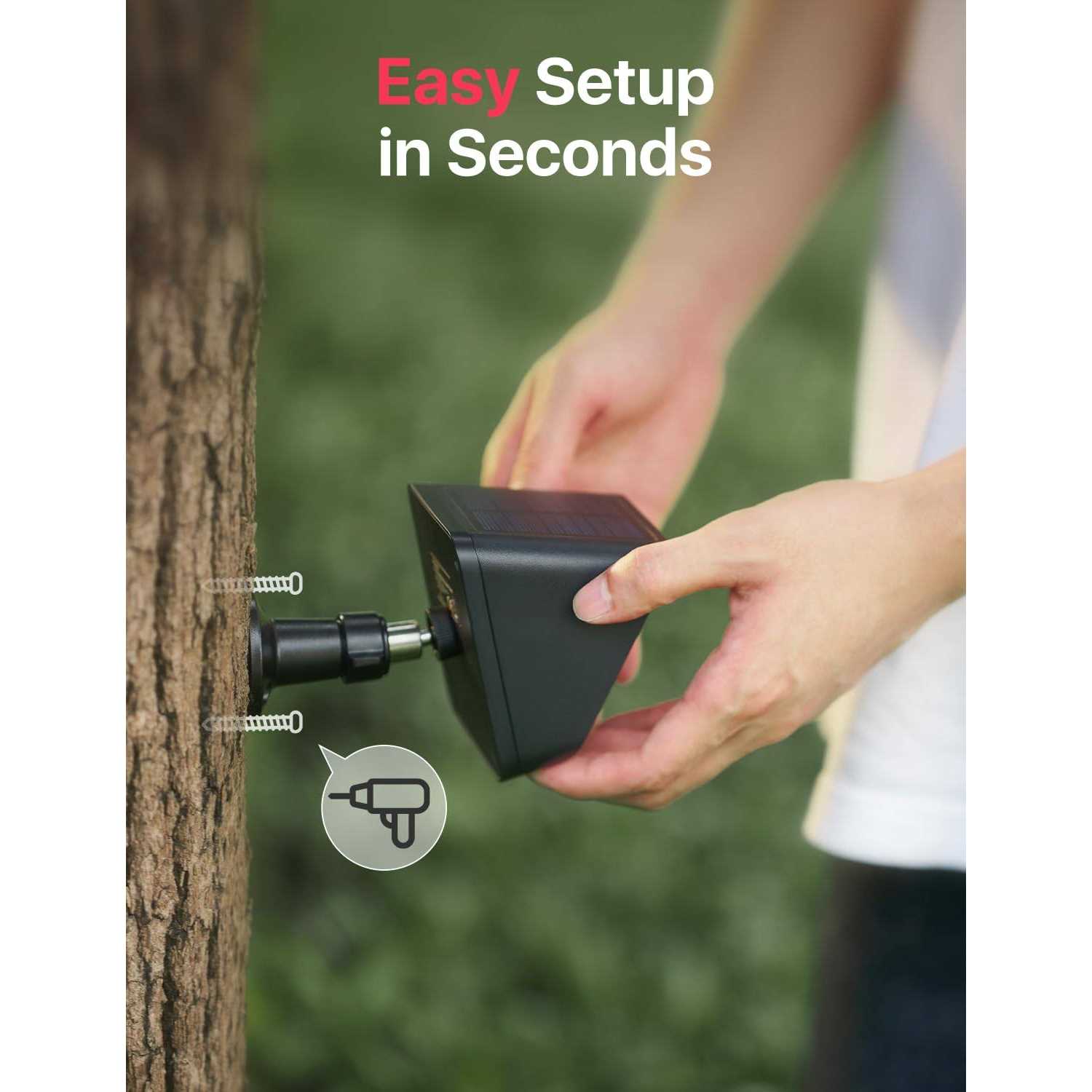 X-Sense Driveway Alarm Long Range Solar Powered Smart Driveway Alarm