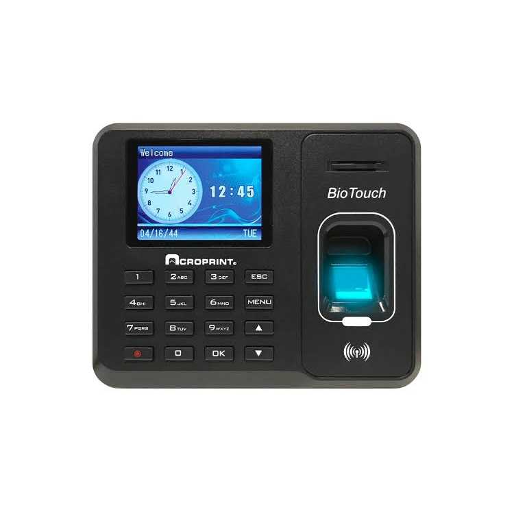 Acroprint BioTouch Time Clock & Badges Bundle