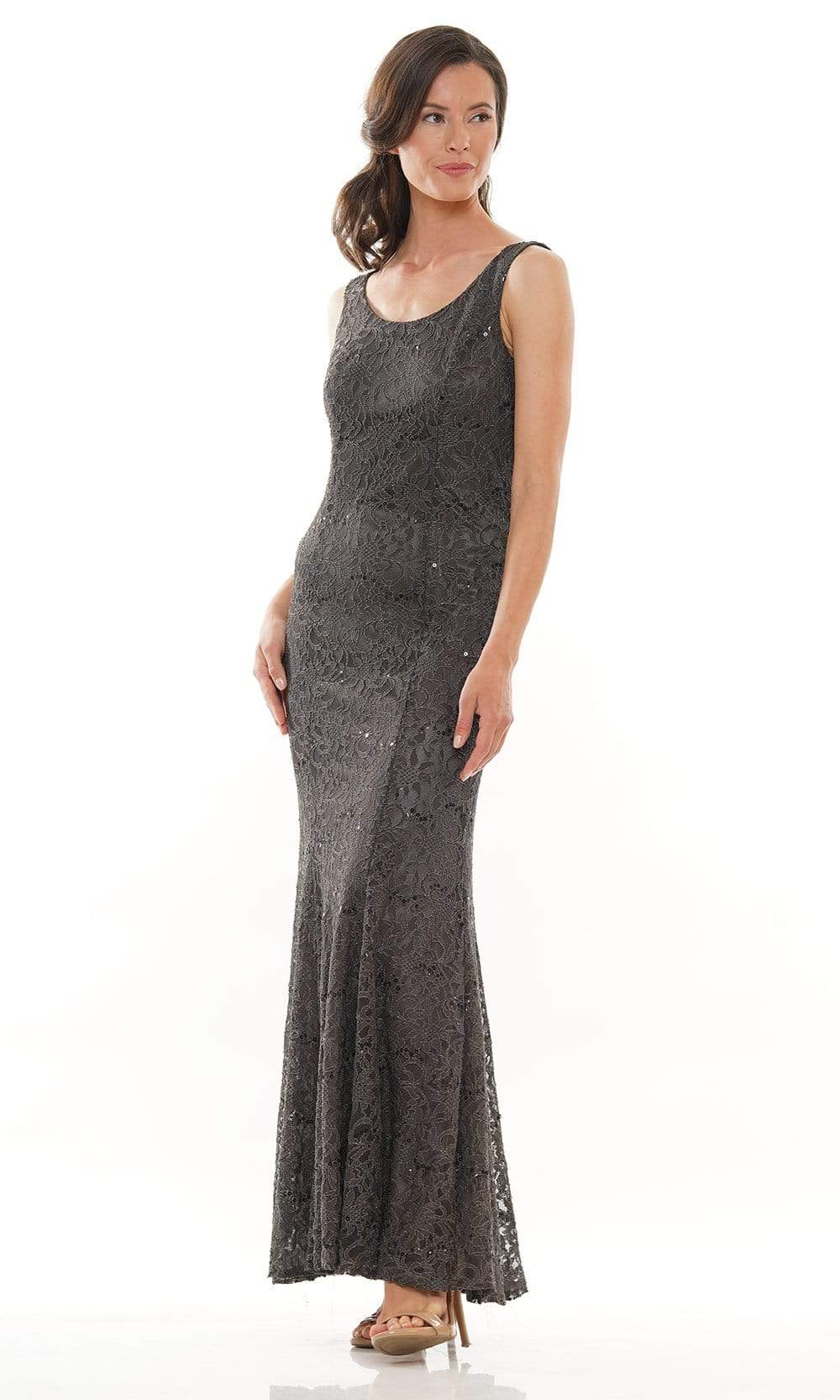 M301 Scoop Fit and Flare Evening Dress