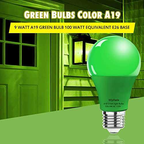 Wiyifada 2 Pack A19 Led Purple Light Bulbs,110v E26 Halloween Purple Led Lights 9w Replace Up To 100w