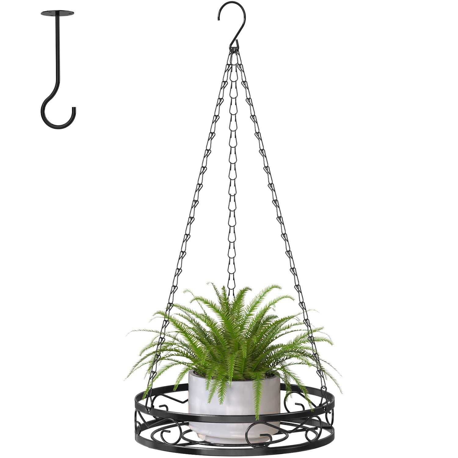 Venkuber Plant Hanger Hanging Plant Shelf for Window