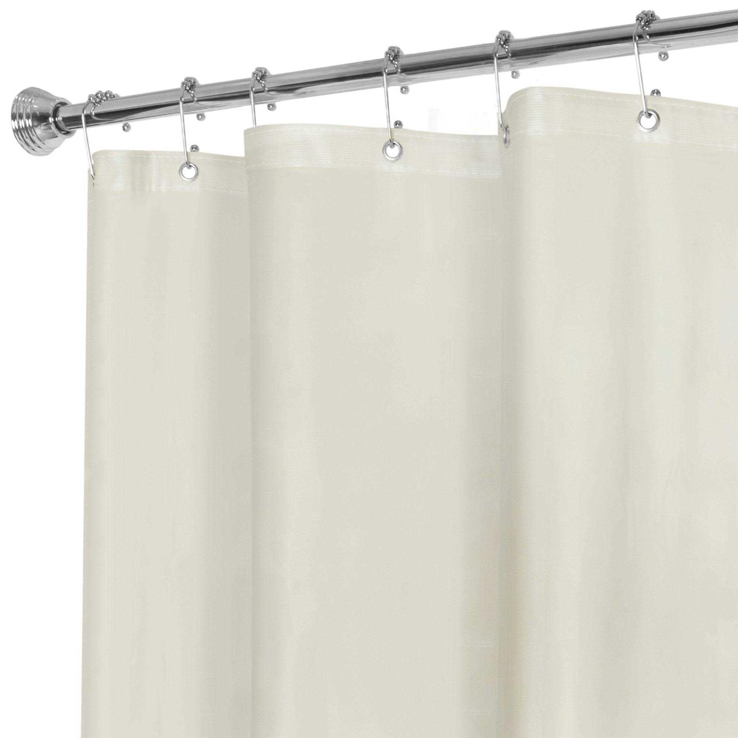 Zenna Home Super Heavyweight Vinyl Shower Curtain Liner