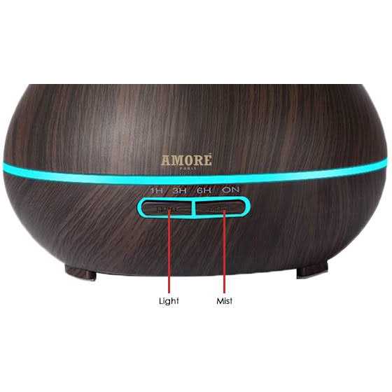 Wood Grain Ultrasonic Air Humidifier Tagco