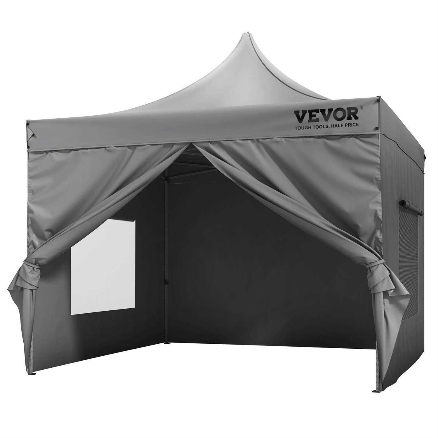 VEVOR Pop up Canopy Tent Outdoor Gazebo Tent with Sidewalls & Bag