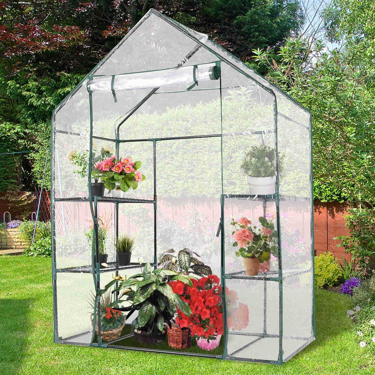 Costway Portable Mini Outdoor Walk-In Greenhouse