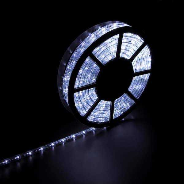Wonline Outdoor 100 ft. 110-Volt Plug-In Warm White Color Changing Light LED Rope Light