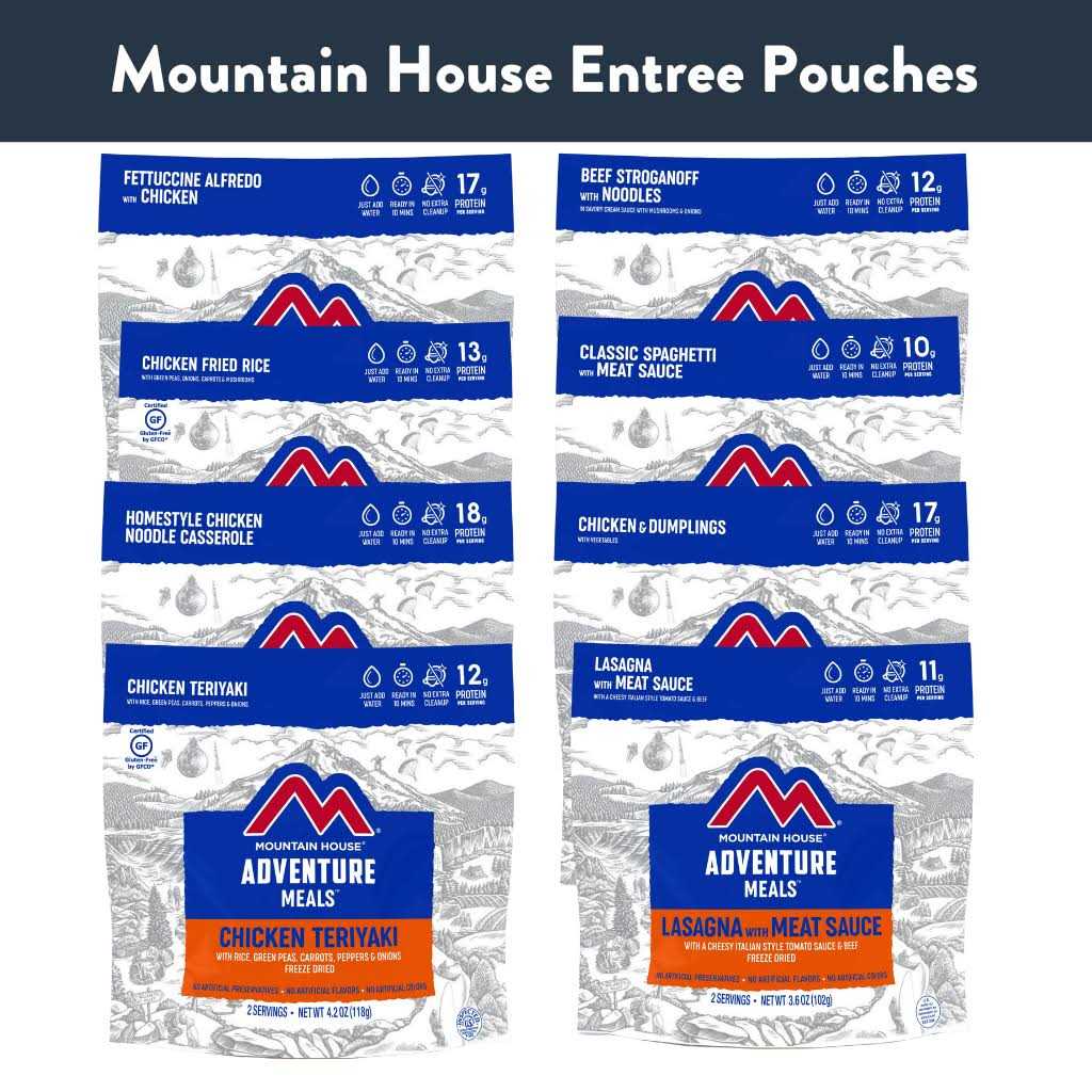 Mountain House Lasagna with Meat Sauce