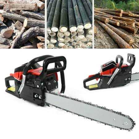 18 inch Chainsaw 68cc Gas Powered Handheld Chain Saw 2-Stroke 3.6hp for Garden Trees Wood Cutting Cordless