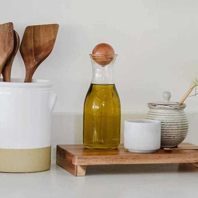 Chloe and Cotton Acacia Wood Rectangular Pedestals