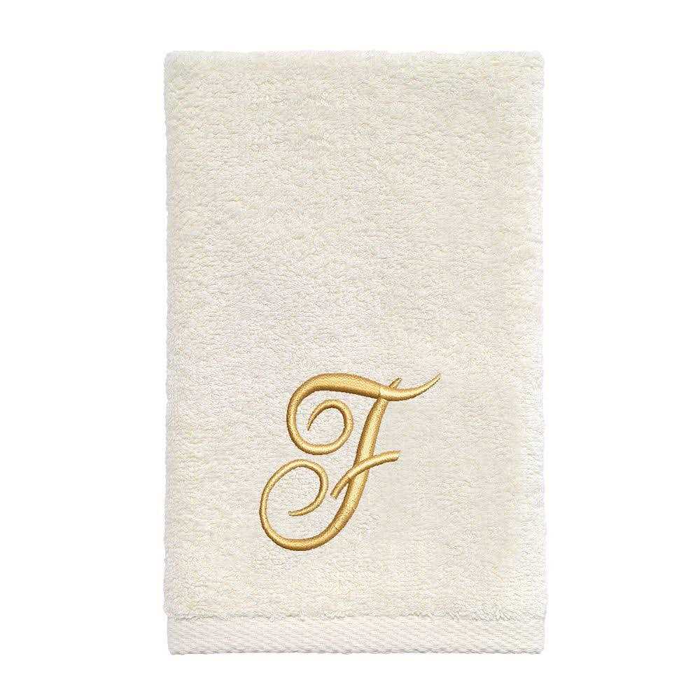 Avanti Cotton Monogram Initial Script Towel