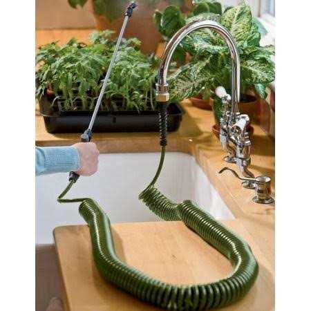 benefitbon Mini Coil Indoor Garden Hose With Sprayer