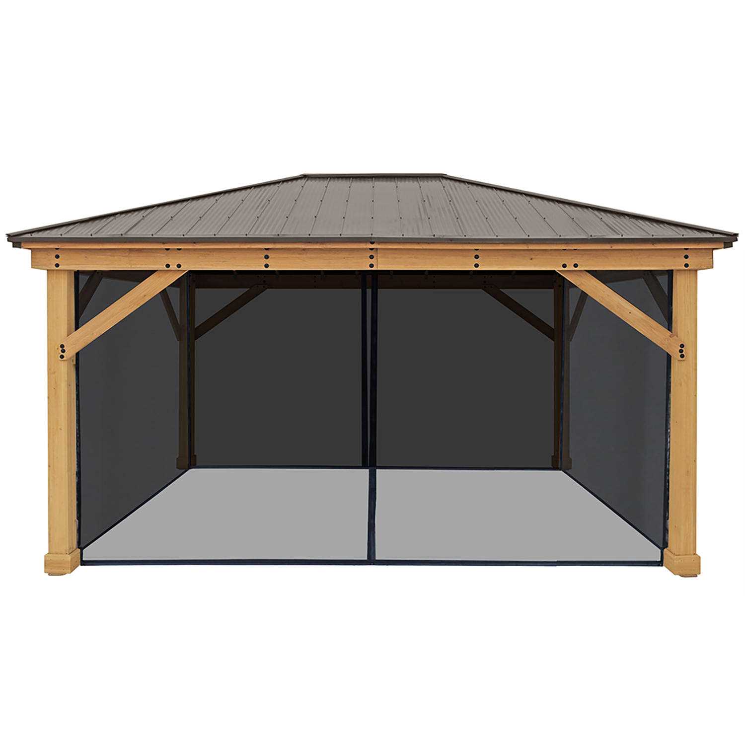 Yardistry Meridian Gazebo Mosquito Mesh Kit