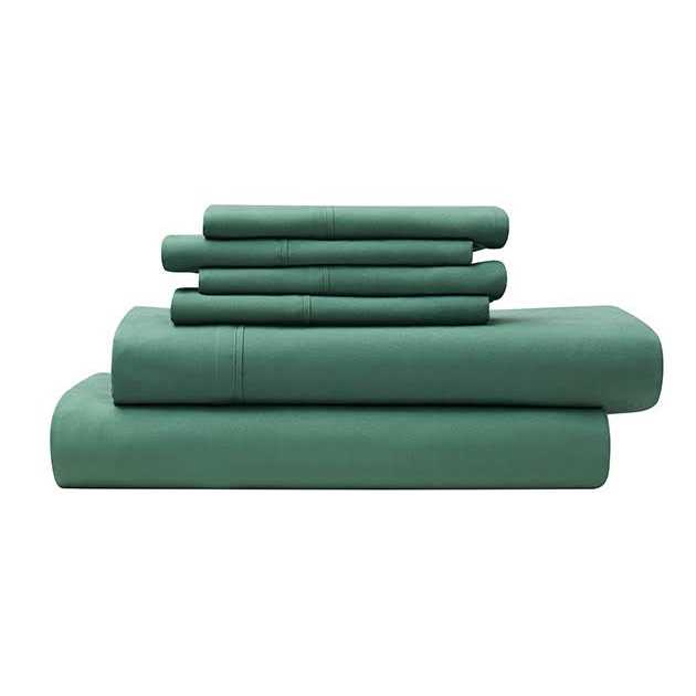 Bamboo 1800 Count Leaf Embossed Bed Sheet Set