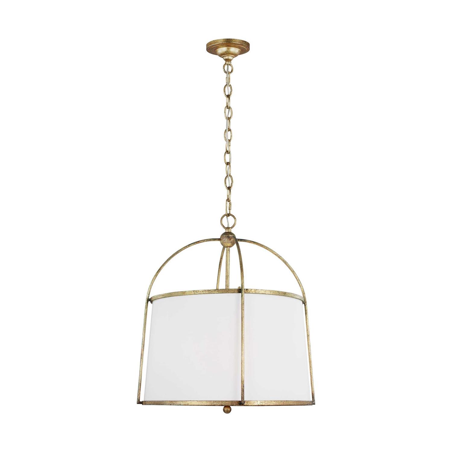 Stonington Antique Gild Two-Light Chandelier