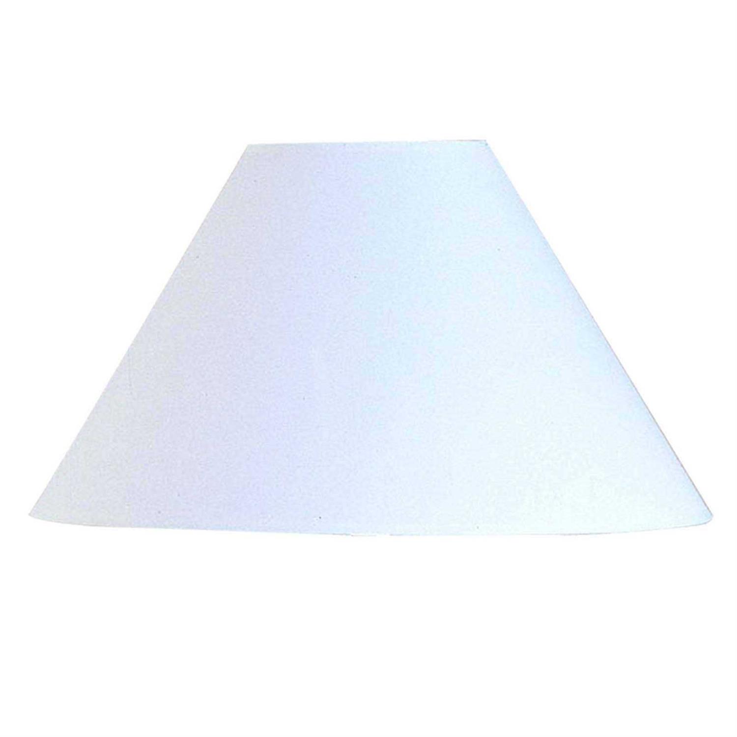 Cal Lighting Plain Linen Shade SH-2002-OW