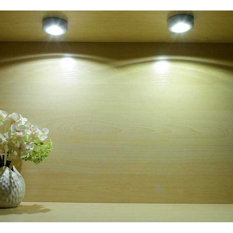 UMECORE Tap Light Push Lights 7 Pack Battery Powered Wireless LED Night Lights