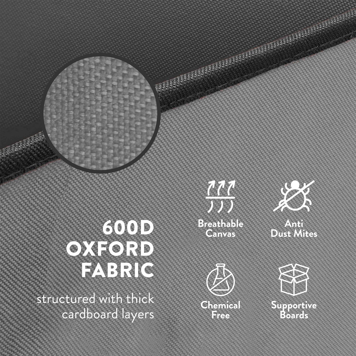 Zober Super Rigid 2-in-1 Christmas Ornament Storage Box & Xmas Figurine Container