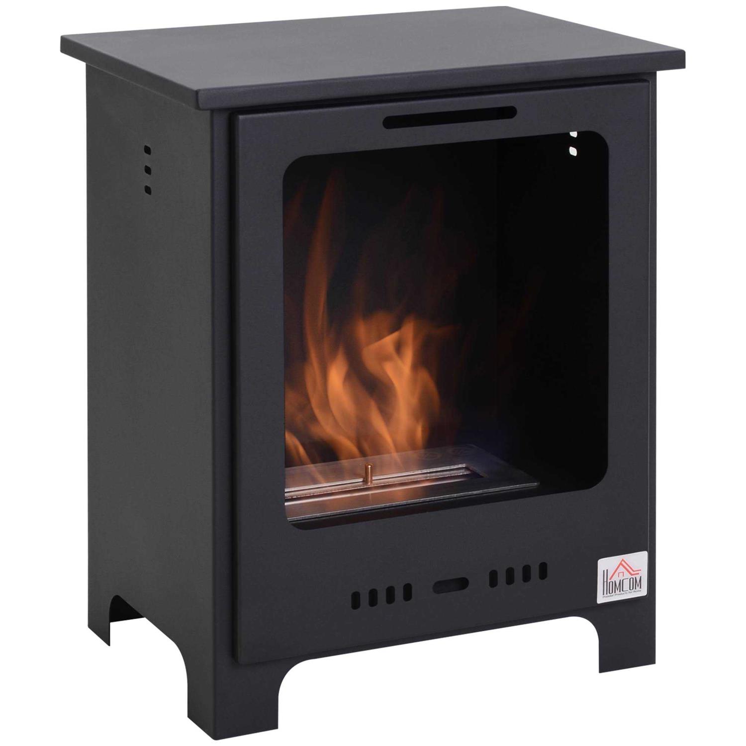 Homcom Freestanding Ethanol Fireplace Stove