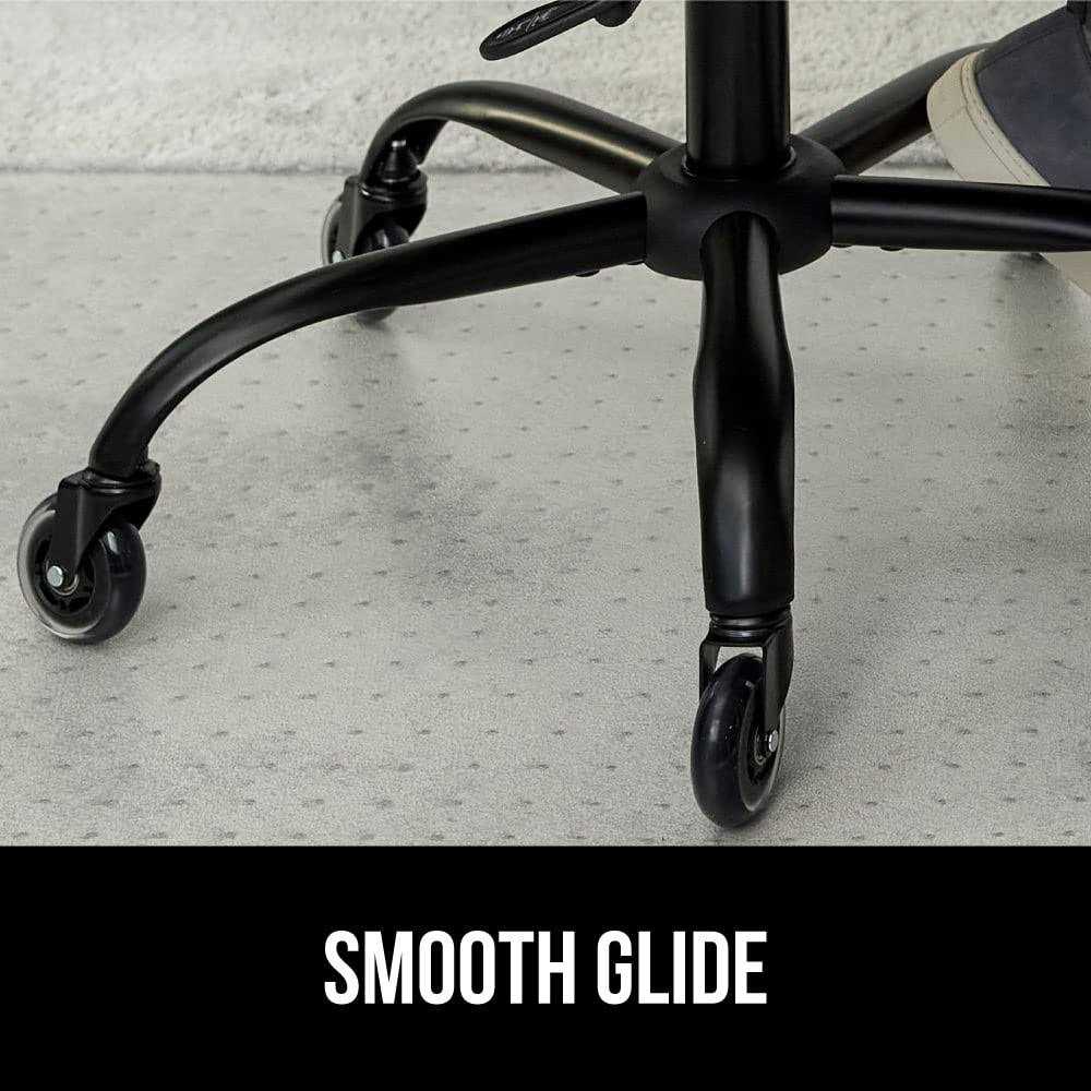 Gorilla Grip Office Chair Mat for Carpet Floor Slip Resistant Heavy Duty Under Desk Protector Carpeted Floors